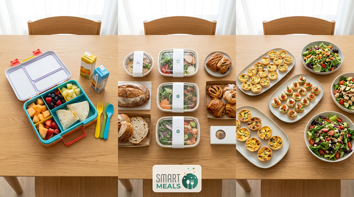 Smart Meals Online: One Platform for LunchBOX, Shop & Catering