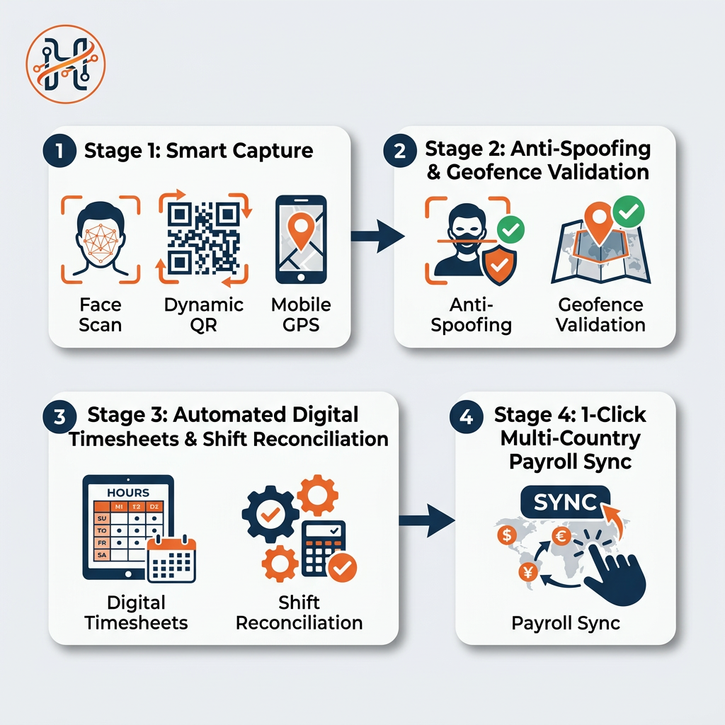 Infographic: Complete Guide to Employee Attendance Management: From QR Codes to Facial Recognition