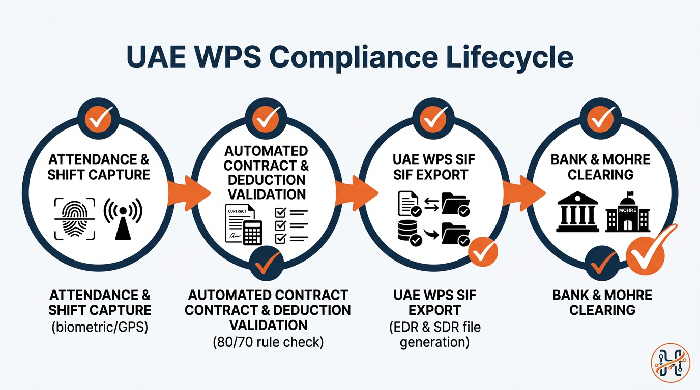 Infographic: UAE WPS Compliance Guide: How to Generate SIF Files and Avoid Payroll Penalties